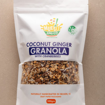 Coconut Ginger Granola – 350 Gram