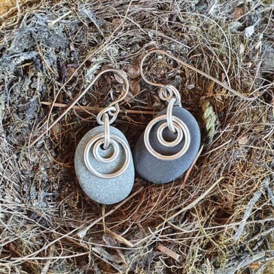 Julie Beach Pebble Earrings