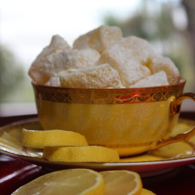 Lemon Turkish Delight [Loukoumia, Lokum, Lokoum]