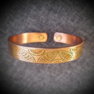 Magnet Copper Bracelet “Made To Size” Fernleaf