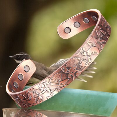 8 Magnet Copper Bracelet ‘Fantail’
